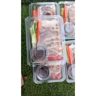 MEE กล่องใส OPS DD-104 ยกลัง(2000ใบ) บรรจุภัณฑ์เบเกอรี่ที่ใส่อาหาร กล่องข้าว ไม่เป็นไอน้ำ