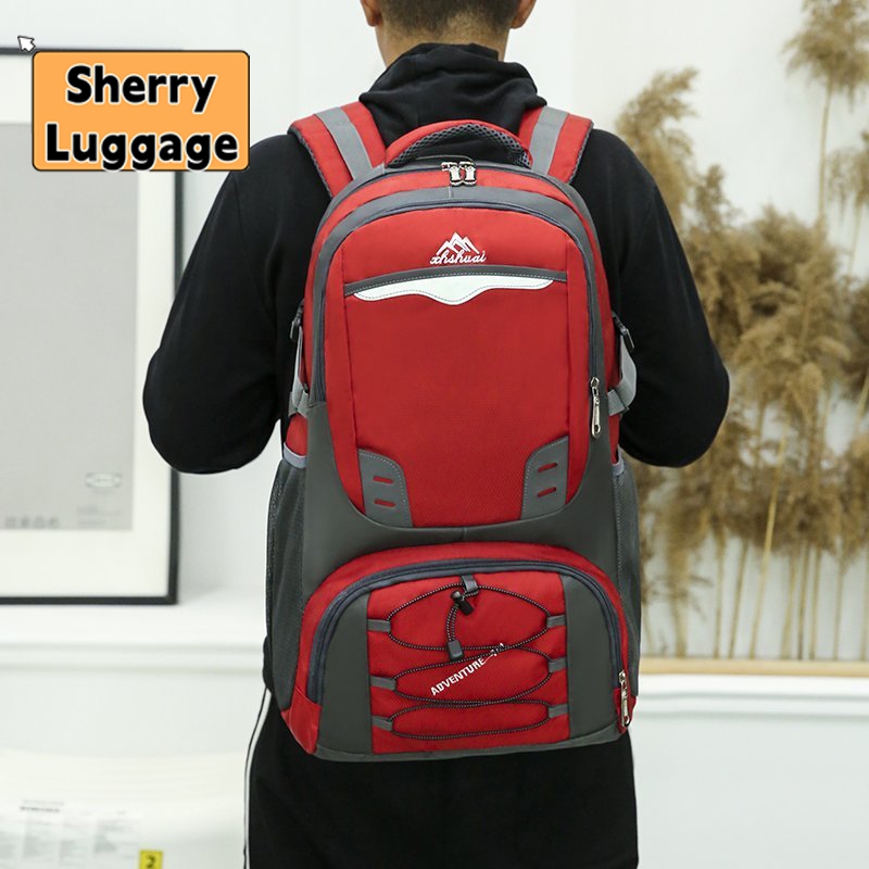 Traveler Backpack 60 L -85L กระเป๋าเป้ กระเป๋าเดินทาง กระเป๋าท่องเที่ยว Waterproof Outdoor Backpack 