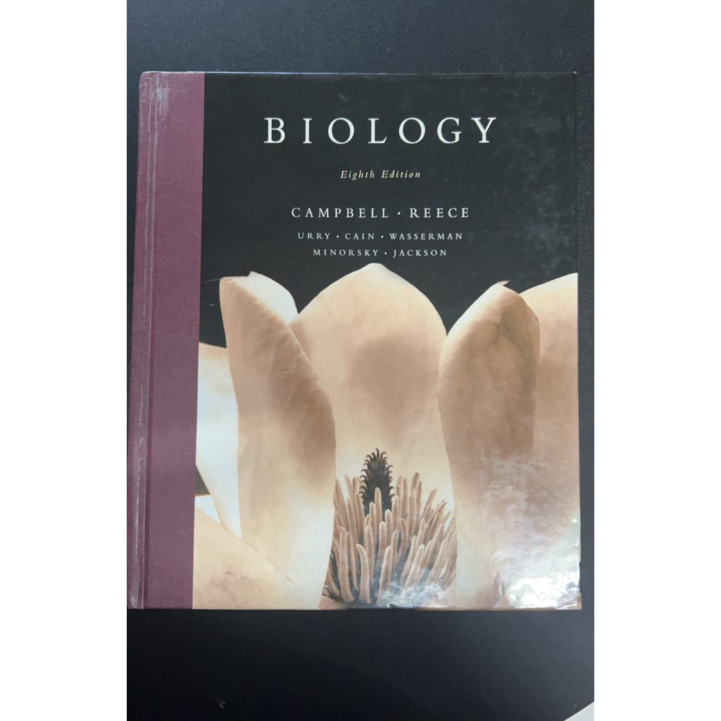 Campbell biology eighth edition มีขีดเขียนไฮไลท์ 5%