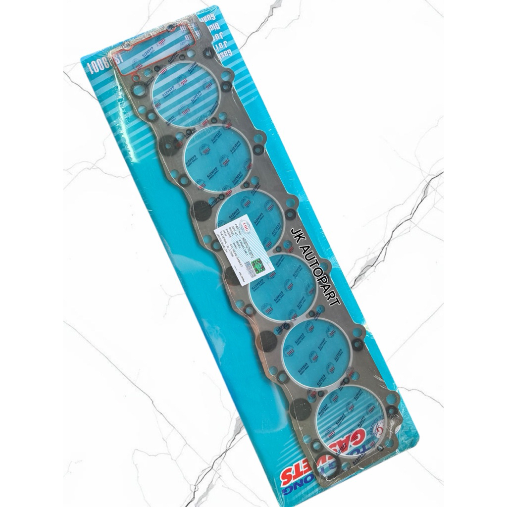 ปะเก็นฝาสูบเหล็ก ISUZU R/K ROCKY195 6HH 12V HGI3077U 8-94393-346-1 ยี่ห้อ THG แท้ๆ ประเก็นฝาสูบ/BDTN