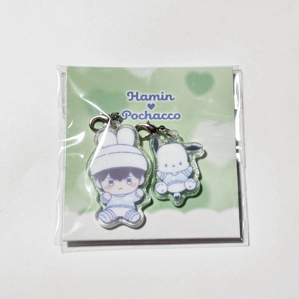 [พร้อมส่ง] Plave BBUU - Acrylic Charm Keyring Sanrio Collaboration Official MD พวงกุญแจ 2 ชิ้น มือ 1 ไม่แกะซีล - รูปที่ 6