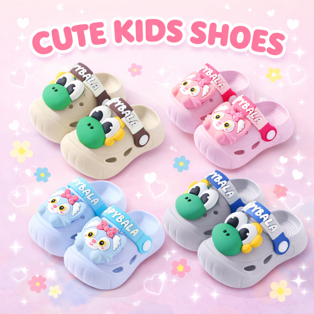 รองเท้าแตะเด็กทารก ลายการ์ตูนน่ารัก น้ำหนักเบา ไม่อมฝุ่น