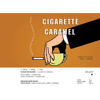 GRAPH | เมล็ดกาแฟ SIGNATURE BLEND - DARK TONE SET - CIGARETTE CARAMEL