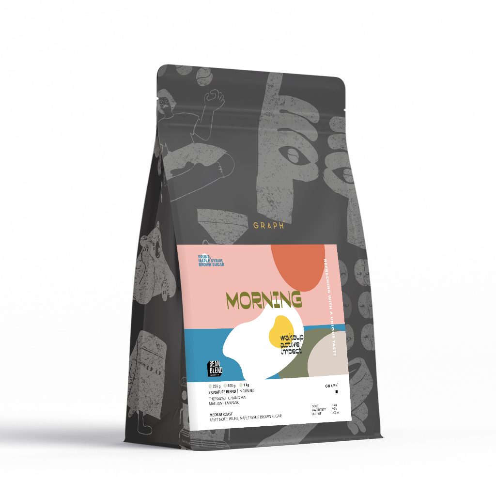 GRAPH | เมล็ดกาแฟ SIGNATURE BLEND - GOOD DAY SET - MORNING