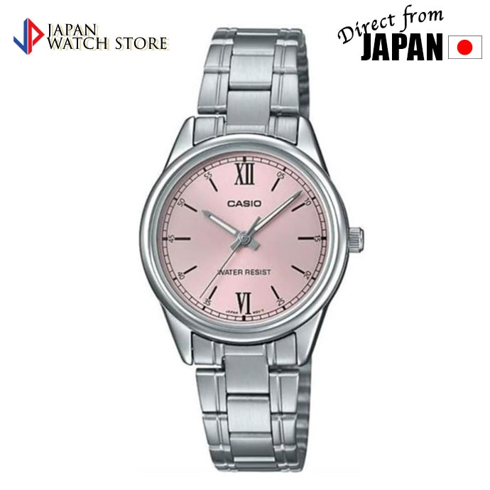 CASIO นาฬิกาข้อมือผู้หญิง GENERAL รุ่น LTP-V005D-4B2UDF นาฬิกา นาฬิกาข้อมือ นาฬิกาผู้หญิง【หุ้นญี่ปุ่