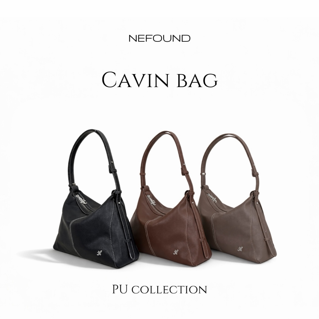 NF25032PU กระเป๋าโฮโบรุ่น Cavin bag หนัง PU Premium