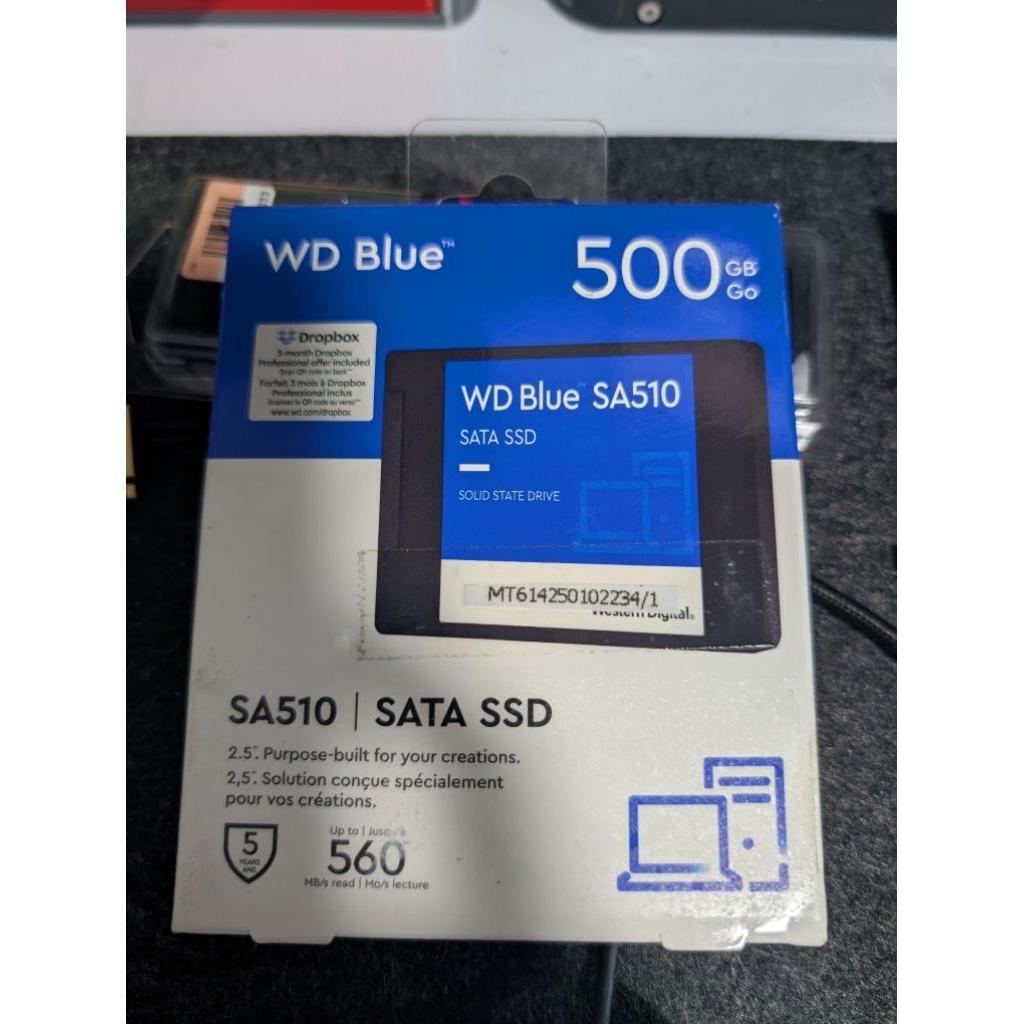 (มือสอง) SSD SATA  WD Blue SA510 500Gb