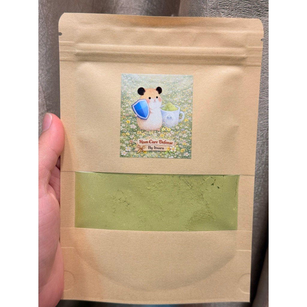 Ham Care Defense ผงชง เสริมภูมิคุ้มกัน 50g สำหรับสัตว์ฟันแทะ แฮมสเตอร์ ดอร์เมาส์ ดัมโบ้ กระรอก เจอบิล