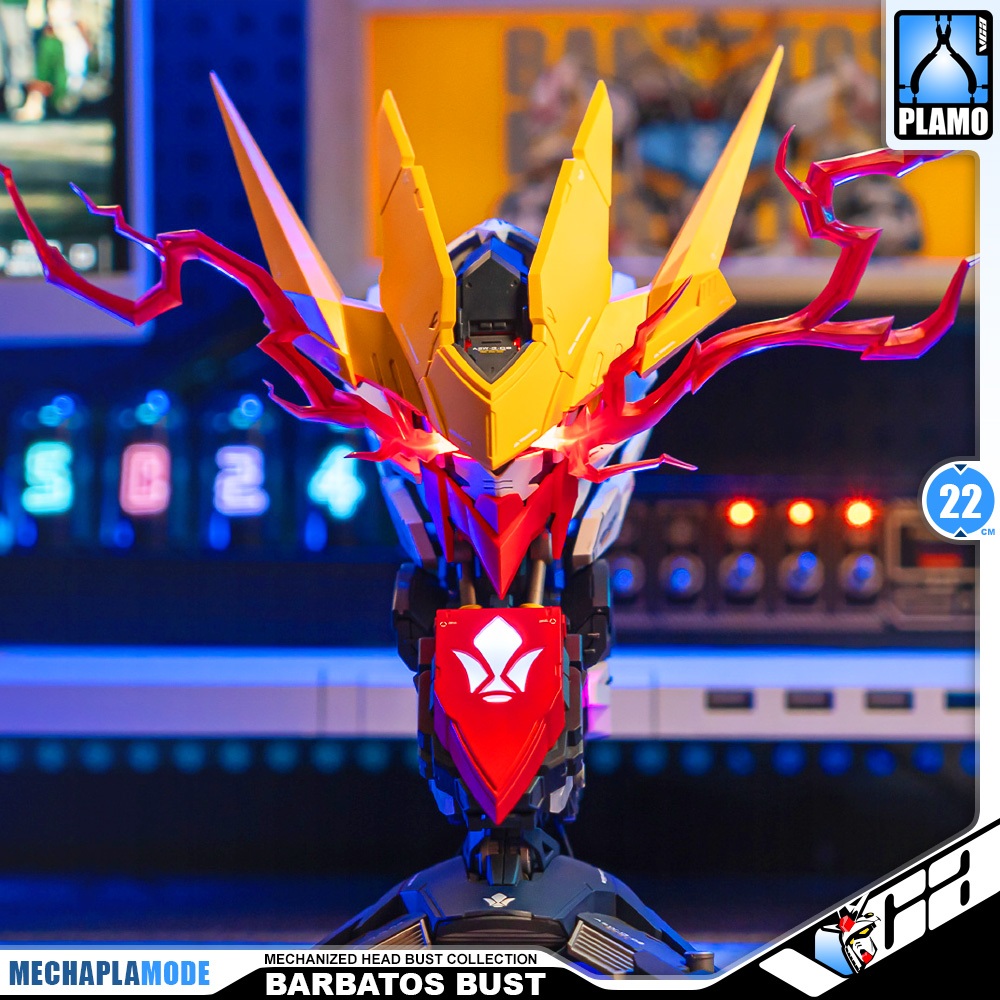 Alayavijnana ASW-G-08 BARBATOS LUPUS REX DESKTOP BUST HEAD ประกอบ หุ่นยนต์ โมเดล ของเล่น - รูปที่ 4