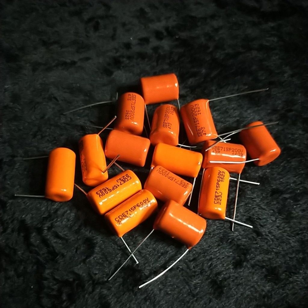 Orange drop capacitor 223(0.022uf) 473(0.047uf)