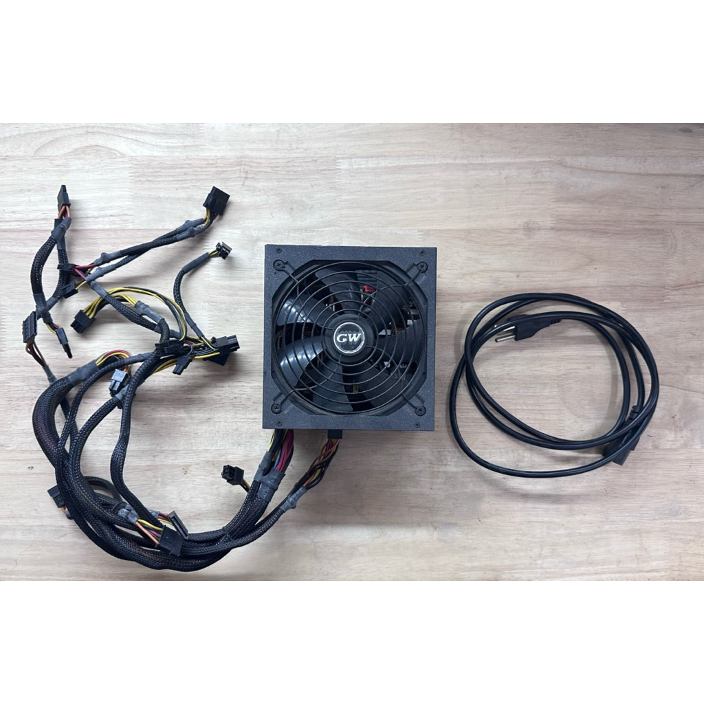 พาเวอร์ซับพลาย PSU GREAT WALL 600W 80 WHITE สภาพดี