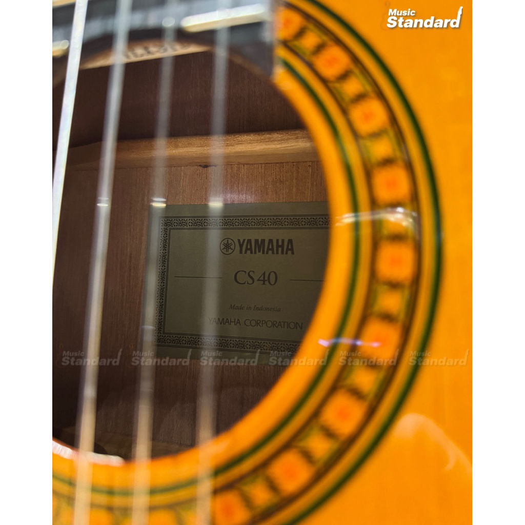 YAMAHA CS40 กีตาร์คลาสสิกขนาด 3/4 ของแท้100% รูปที่ 5