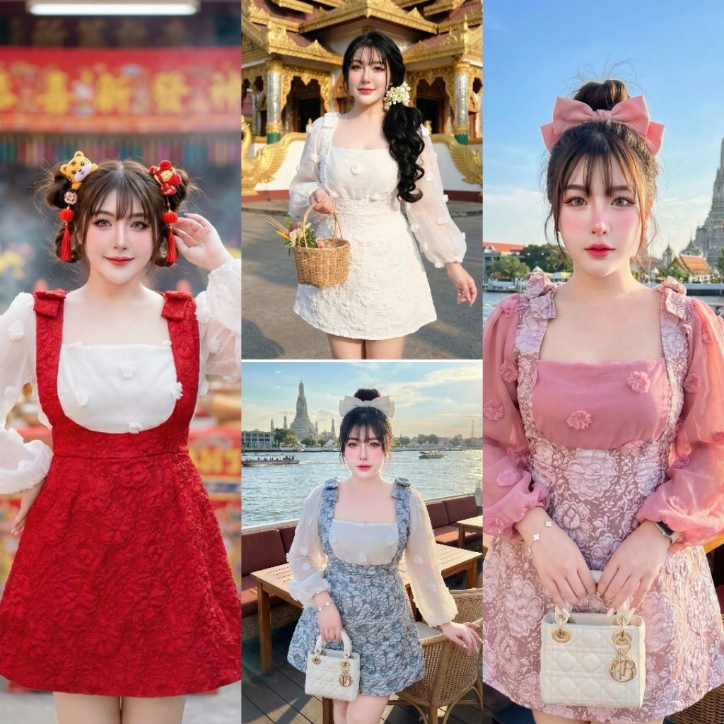 โอ้ย..เเม่เอ๊ยยย' สวยตะโกนมากค่ะ เดรสซิปหลัง ผ้าเนื้อดี งานพรีเมียร์ แบบมาใหม่ค่ะ