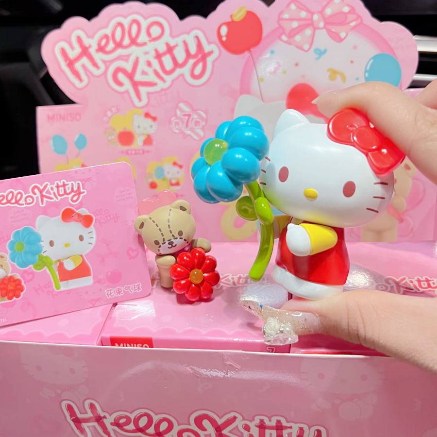 📌[พร้อมส่งแบบจุ่ม]📌 โมเดล Hello Kitty By Miniso งานลิขสิทธิ์ของแท้