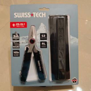 พร้อมส่งในไทย SWISSTECH รุ่น ST021011 คีมอเนกประสงค์ 26-IN-1 MULTI TOOL / SWISS+TECH