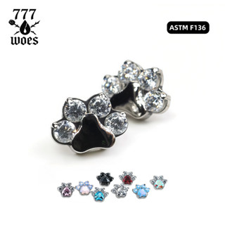 G23เกรดแพทย์ไทเทเนียมฐานแบนต่างหูจิวหูกระดูกอ่อนรูปหัวใจโอปอ…