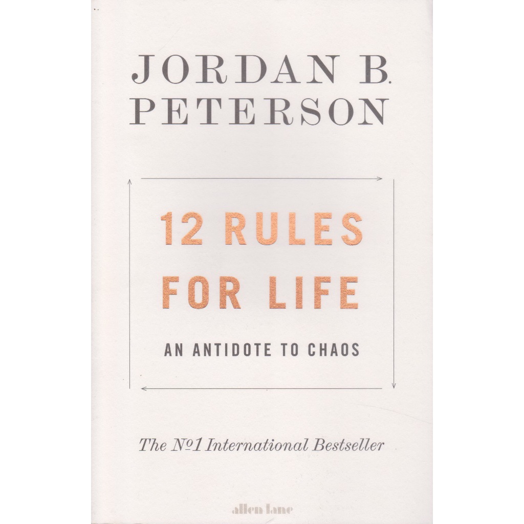 หนังสือภาษาอังกฤษ 12 Rules for Life : An Antidote to Chaos by Jordan B. Peterson