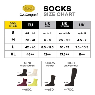 ถุงเท้า Vibram FiveFingers รุ่น Mini Crew Summer สี Ivory