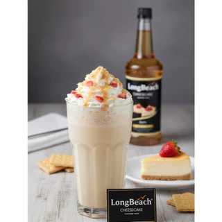ลองบีชไซรัป ชีสเค้ก (740 ml.) LongBeach Cheesecake Syrup น้ำเชื่อม/ น้ำหวาน/ น้ำผลไม้เข้มข้น