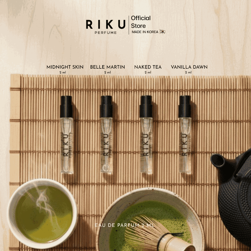 RIKU PERFUME น้ำหอมเกาหลี EDP สำหรับผู้หญิง Test 2 ml กลิ่นไอคอนิก