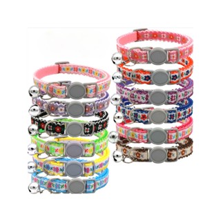 MG-1326 ปลอกคอนิรภัยลายดอกไม้ 🌸 สำหรับสัตว์เลี้ยงตัวโปรด ออก…