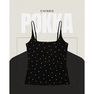 Chinro รุ่น Pokka ลายจุด สีดำ/ขาว