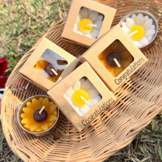 (พร้อมส่ง) เทียนหอม พร้อมกล่องหน้าใส ของขวัญปัจฉิม ของขวัญ ข…