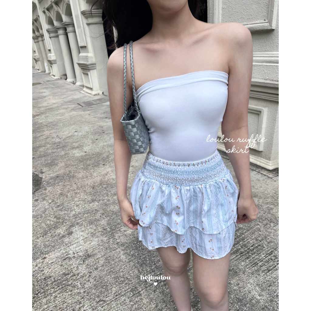 hejloulou | Loulou Ruffle Skirt (Free Size)