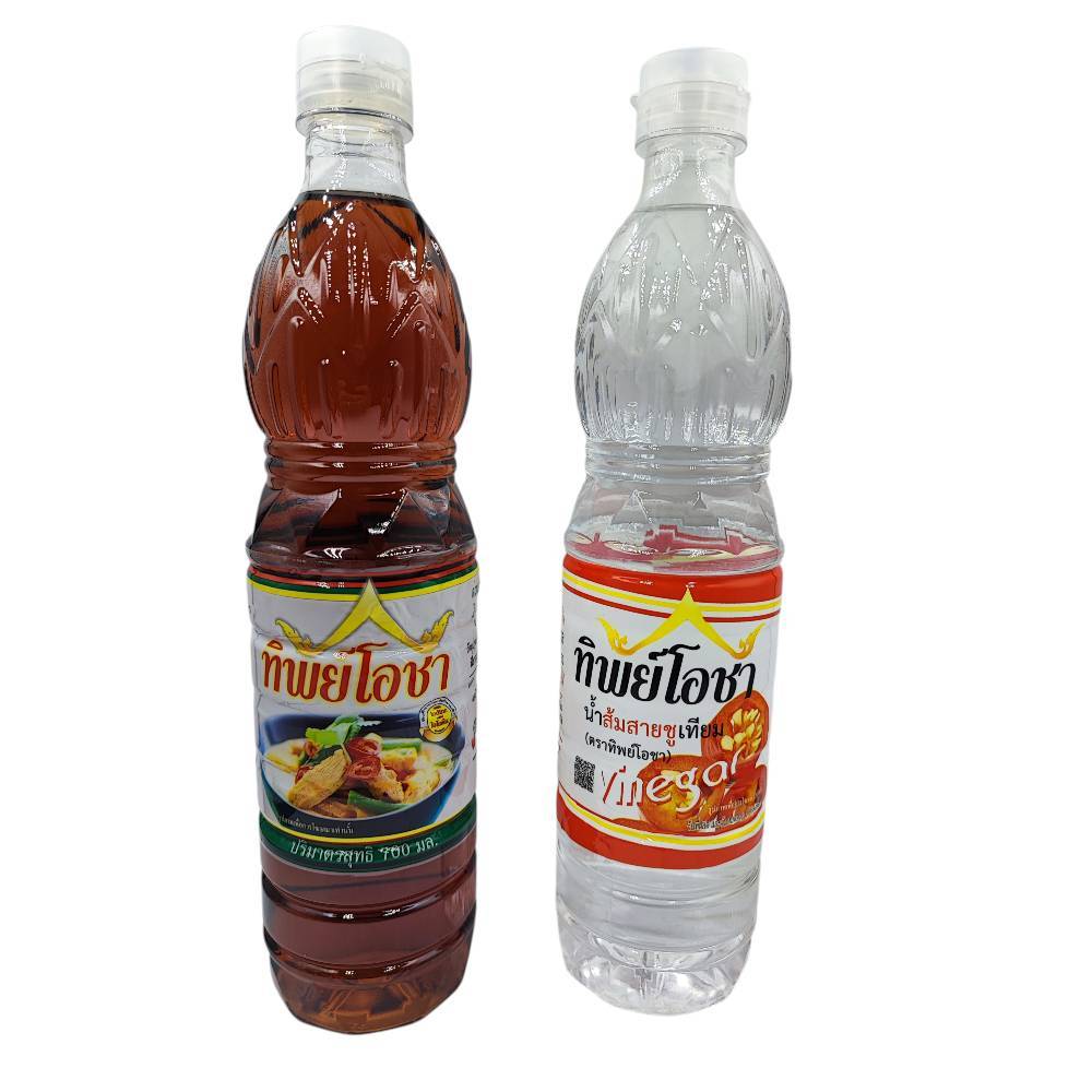 น้ำเกลือปรุงรส รสน้ำปลา น้ำส้มชายชูเทียม 4.5% ตรา ทิพย์โอชา ขนาด 700 มล.