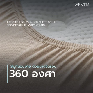 ZENTIA ชุดผ้าปู + ผ้านวม รุ่น MODERNO COTTON SUPER SOFT นุ่มสบาย สไตล์โมเดิร์น เรียบหรู [ZM]