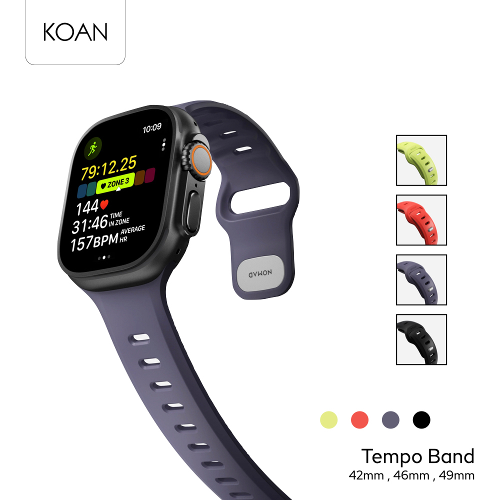 NOMAD สายนาฬิกา Tempo Band ใช้สำหรับ Apple Watch ขนาด 42mm 46mm 49mm