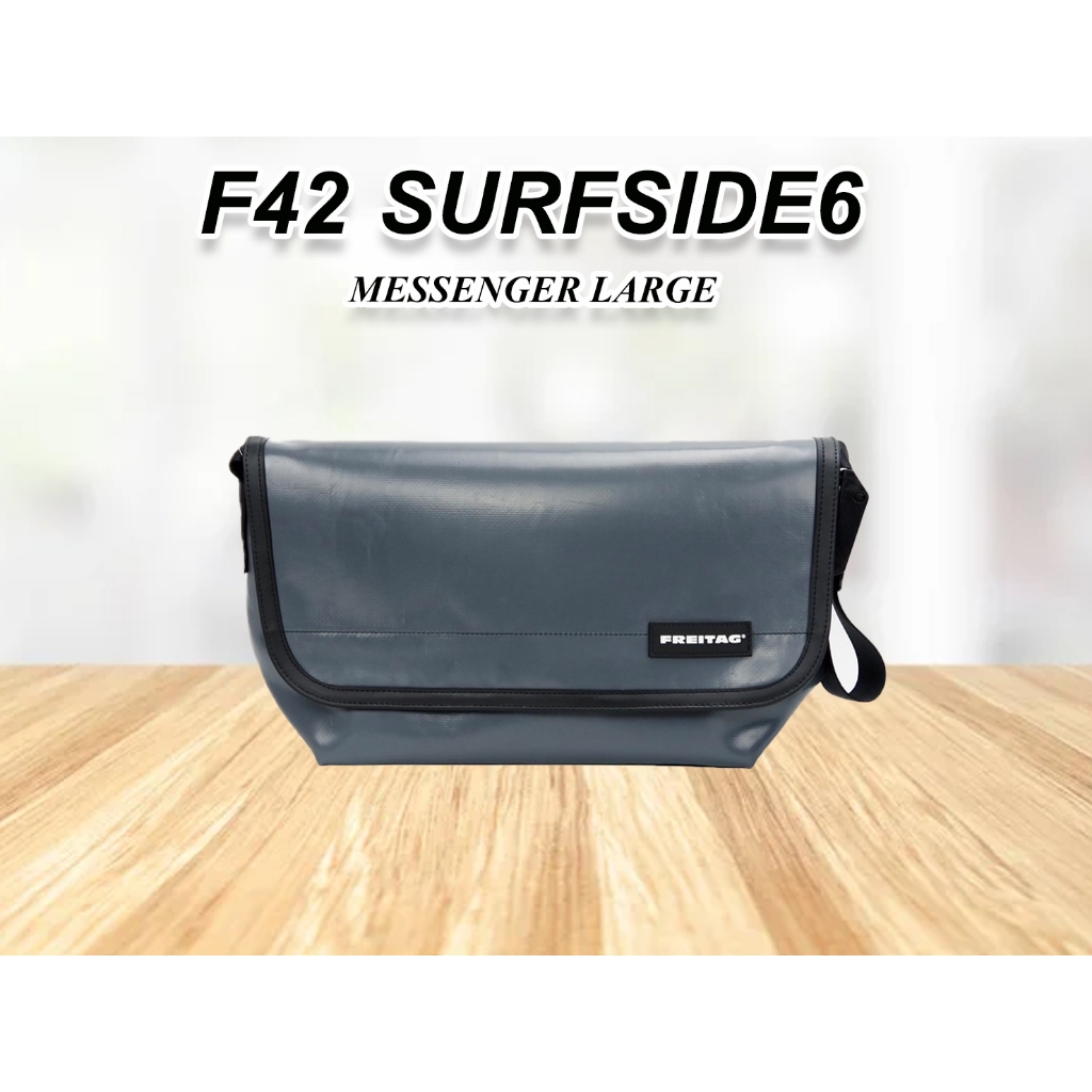 กระเป๋า FREITAG รุ่น F42 SURFSIDE6 (ผ้าเทาล้วน-ไส้เทา) มือ1