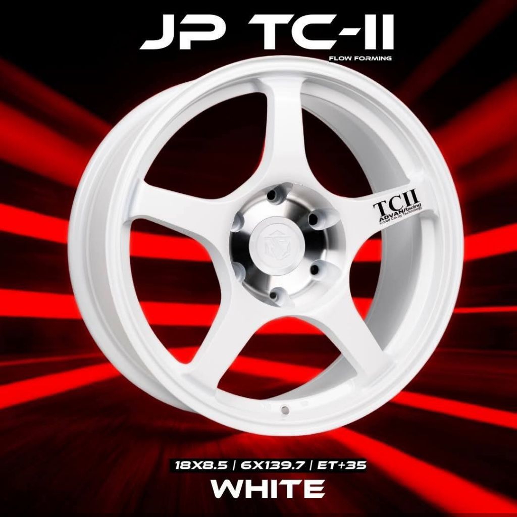 ล้อTC-II 18x8.5 ET+35 #6รู/139.7(งานJP รับประกัน 1ปี)