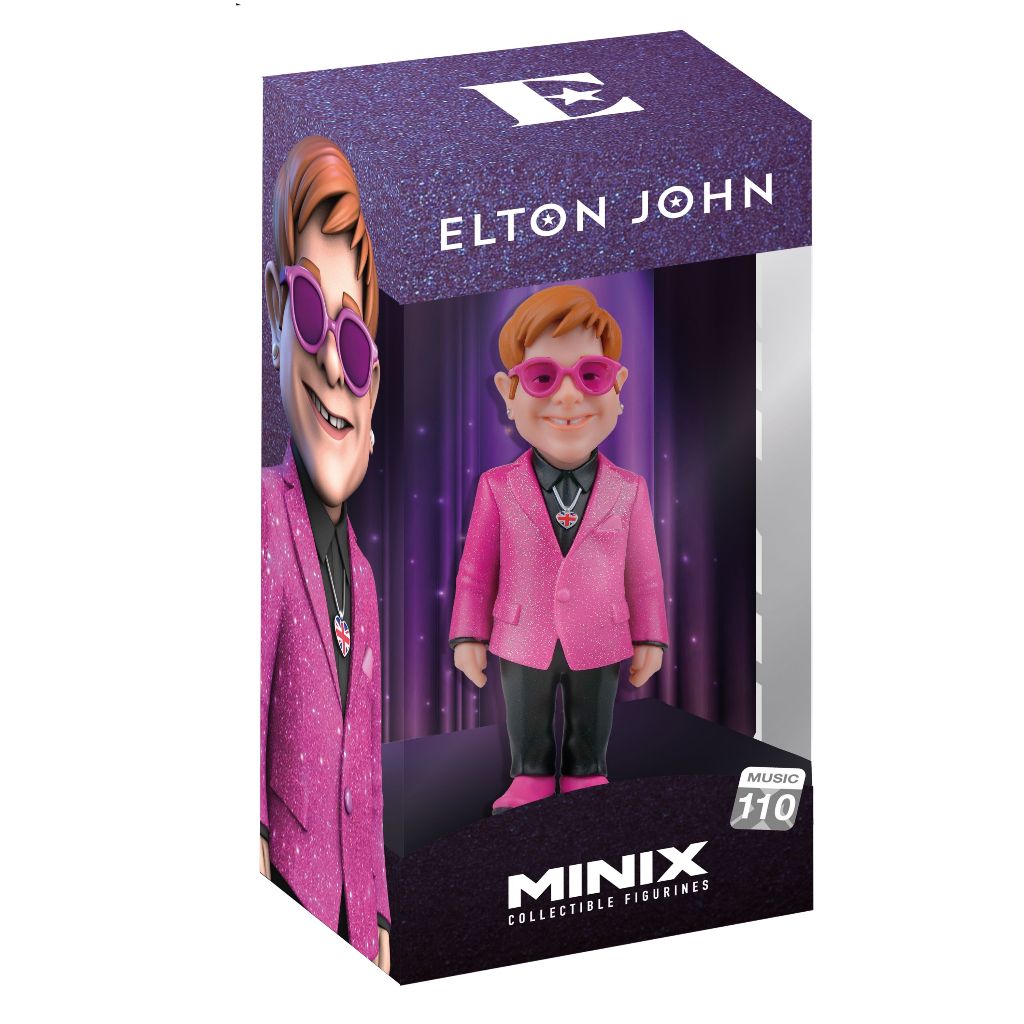 MINIX FIGURINE 12CM ELTON JOHN-ELTON JOHN เอลตัน จอห์น ตำนานจรวด