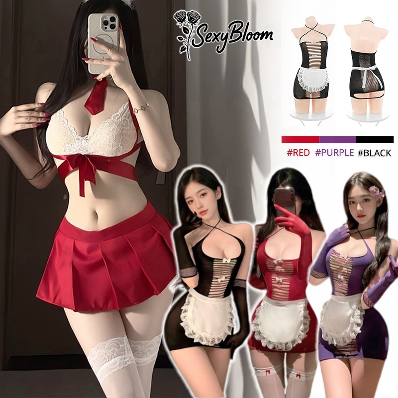 🌹Sexy Bloom🌹ชุดคอสเพลย์เซ็กซี่ชุดแม่บ้านเซ็กซี่ ชุดแซ่บๆ ราคาส่ง รวมทุกแบบ 🚚ส่งไวจากไทย1-3วัน