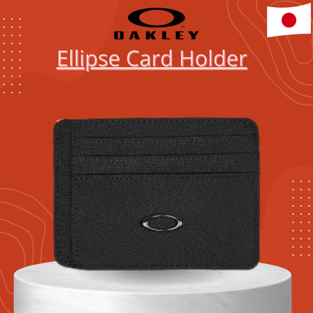 OAKLEY ELLIPSE Wallet Card Case FOS901503-02E Black (S, M, L, O, XO)