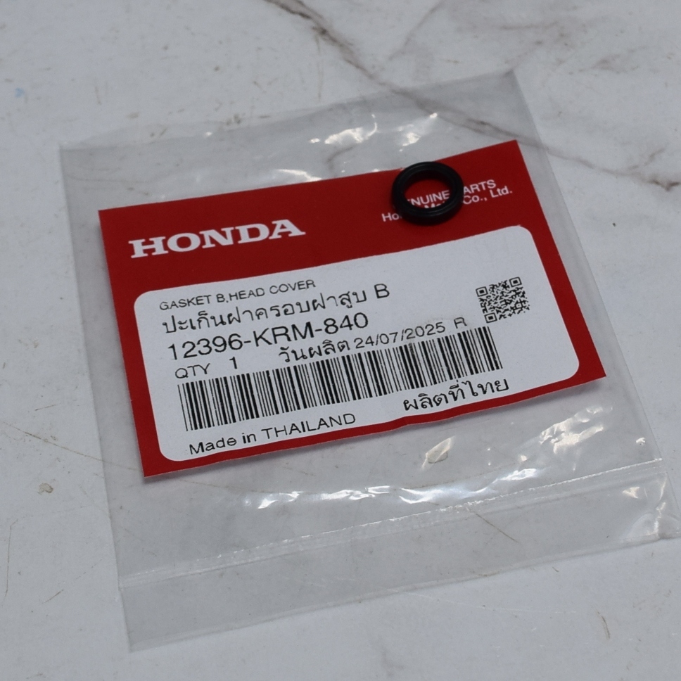 ปะเก็นฝาครอบฝาสูบ MSX125(GROM ) แท้เบิกจากศูนย์ฮอนด้า ราคา/2 ชิ้น 12396-KRM-840