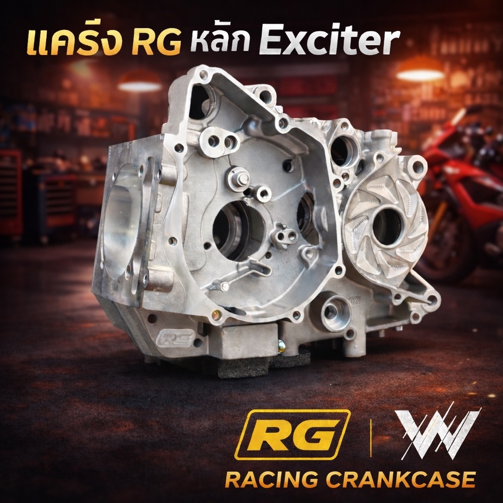แคร้งRG W125หลักExciter(เอ็กไซเตอร์)งานตัวใหม่ล่าสุด จัดมาให้แล้ว #RG #แคร้งหลักExciter