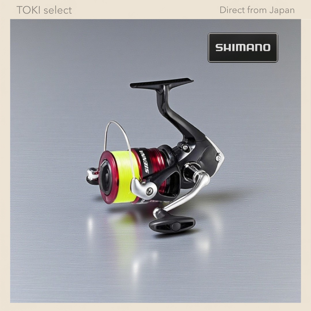 SHIMANO Sienna Spinning Reel 19 Series with Line - Versatile Fishing Reel for Various Species