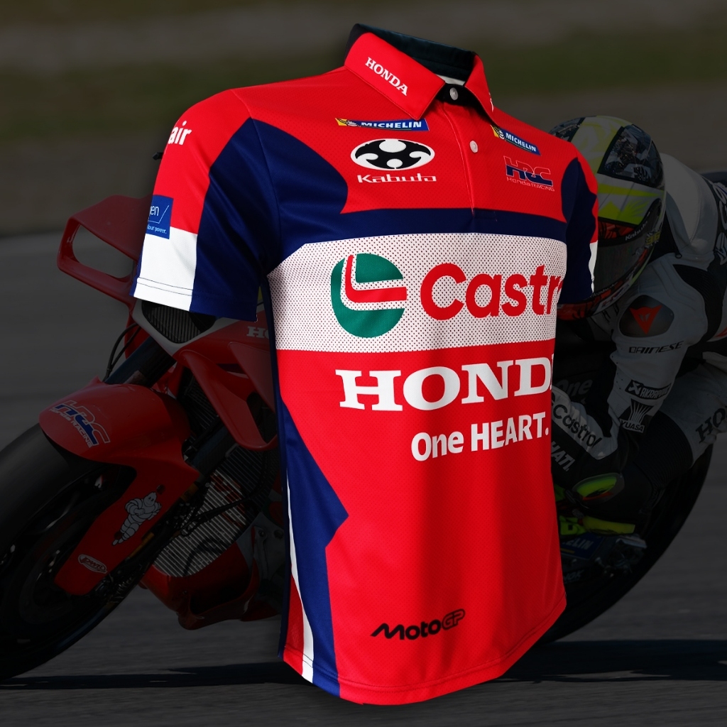 เสื้อPolo MotoGP ทีม ฮอนด้า HRC คาสตรอล 2025 #MG0200 รุ่น โจน เมียร์#36 ไซส์ S-5XL ราคา ถูกที่สุด ดีลบีเคเค แกลเลอรีภาพที่ 2