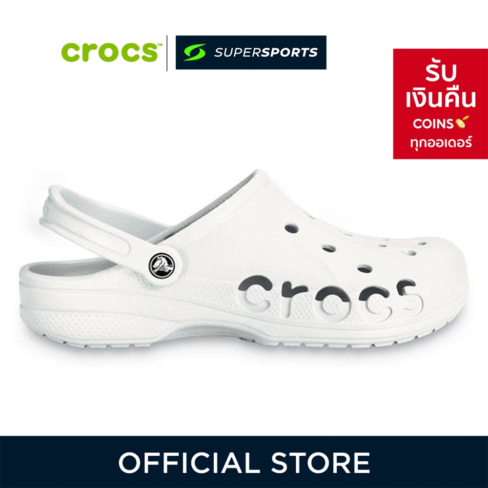 CROCS Baya Clog รองเท้าลำลองผู้ใหญ่ 10126-100 สีขาว - CR024SH093CTTH