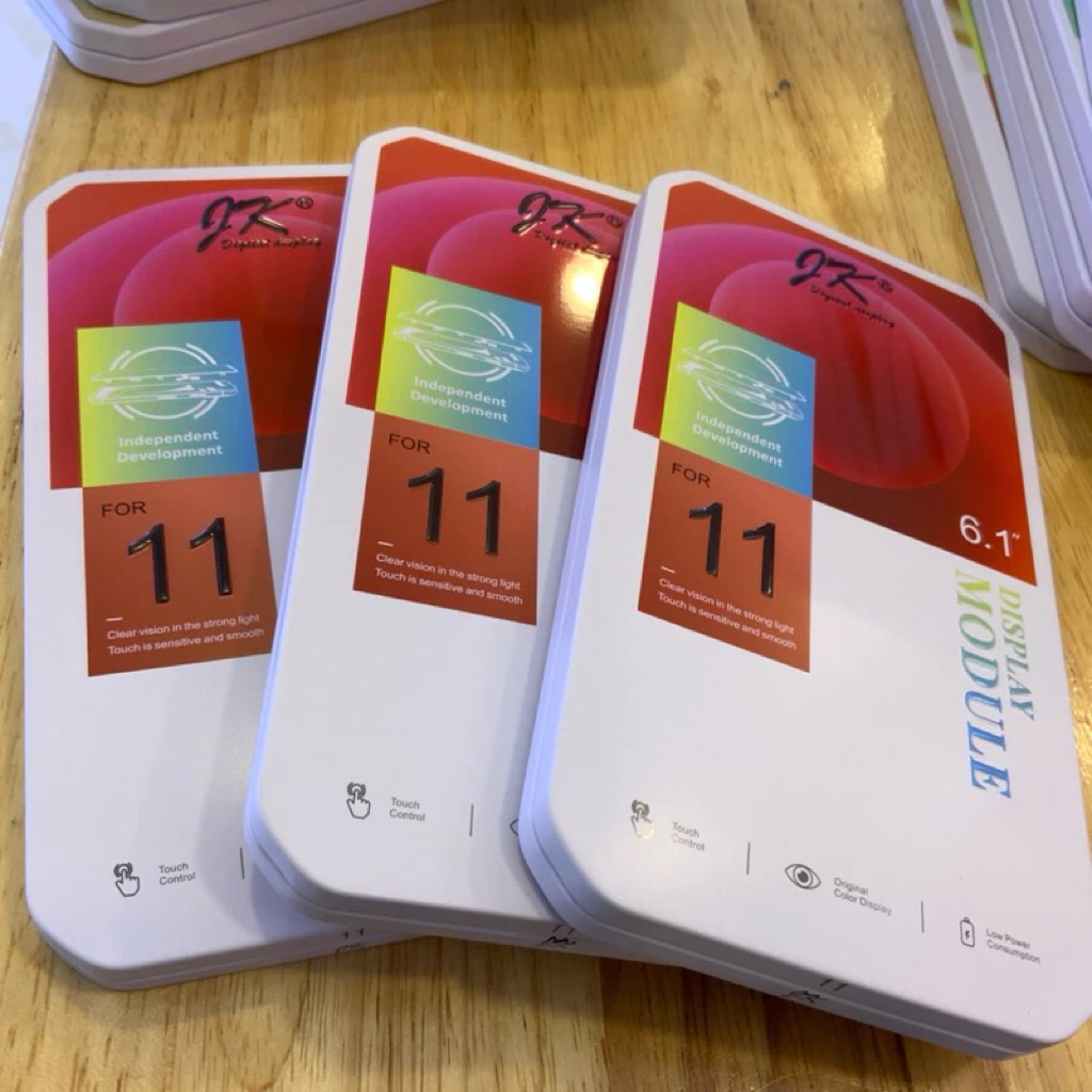 จอ LCD jk ใช้สำหรับมือถือ iPhone รุ่น x xs xr 11 11pro 11 promax 12 13 13 promax 14 14pro 15 15pro ฟรีชุดไขควง ประกัน 3ด