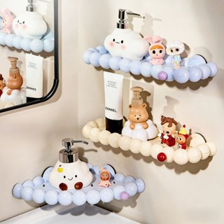 ชั้นวางของแบบตัวดูดสูญญากาศ แบบเข้ามุมติดผนัง ไม่ต้องเจาะ ที…