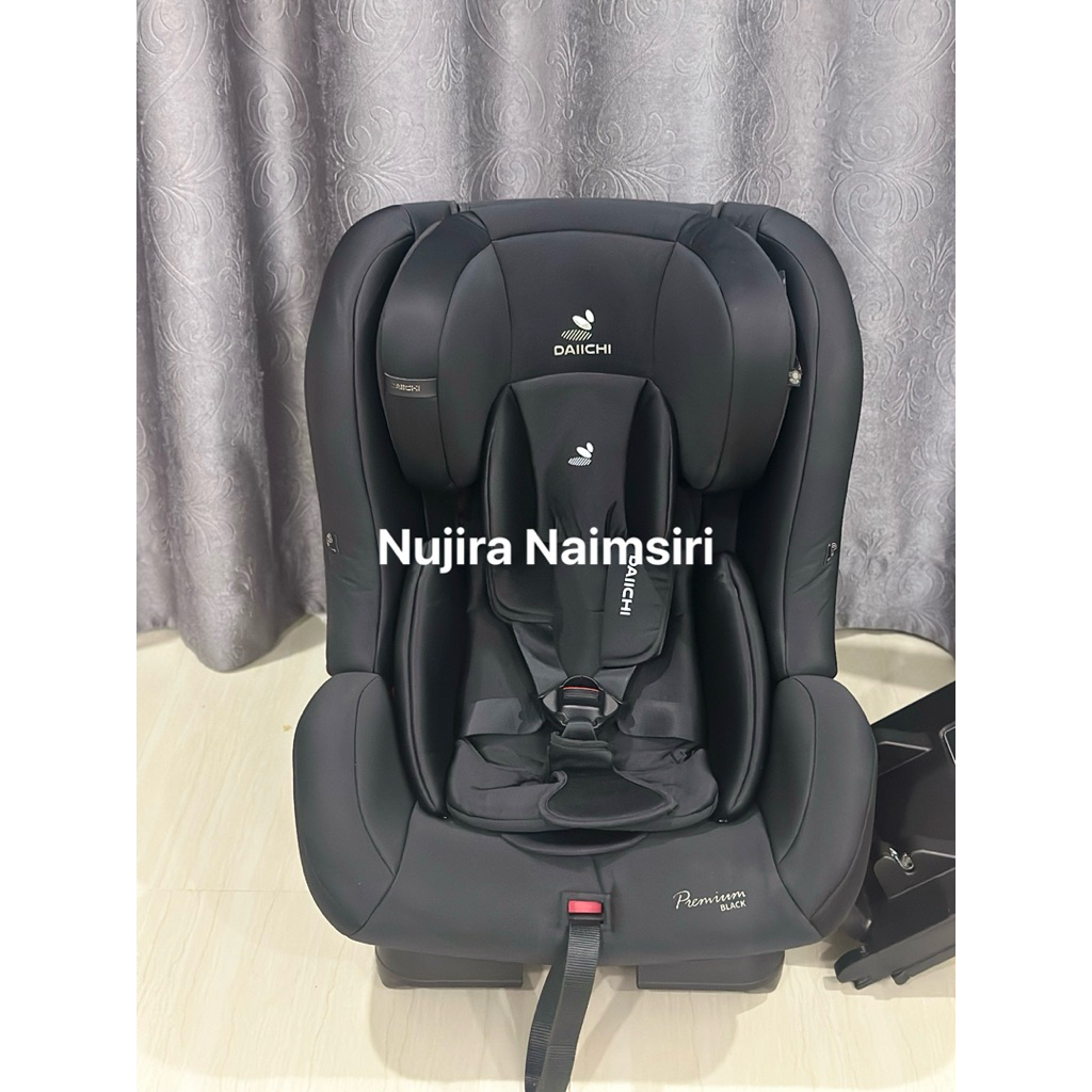 Daiichi รุ่น First 7 Plus ระบบ Isofix & belt  สี : Premuim black 🖤 เนื้อผ้า Antibac 99.9%