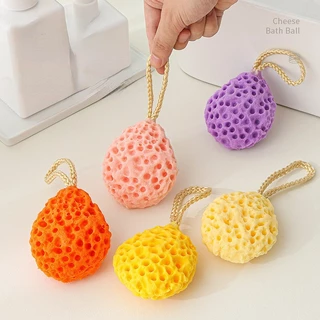 สบายลูกอาบน้ํารังผึ้งทําความสะอาดร่างกายลูกอาบน้ํานุ่มไม่ตก สปาฟองน้ําอาบน้ํา นุ่มเด็กเด็กอาบน้ําบอลซัพพลาย