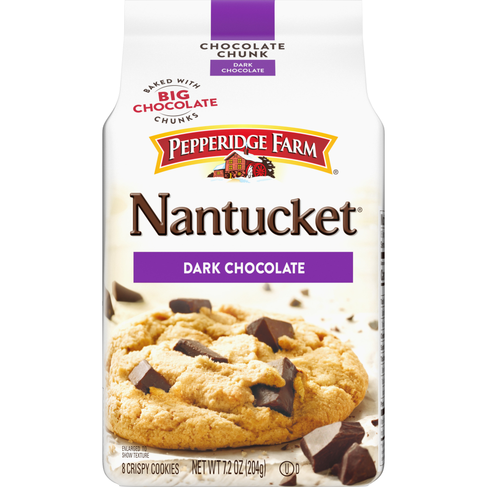 เปปเปอร์ริดจ์ ฟาร์ม คุกกี้ช็อกโกแลตนม Pepperidge Farm  Cookies Dark Choc 204G