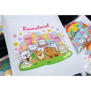 (มีราคาส่ง)ถุงผ้าสกรีน ไม่จำกัดสี ออกแบบฟรี (แจ้งลายสกรีนในแชทนะคะ)