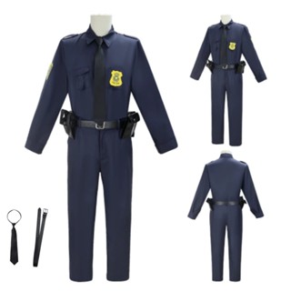 ชุดเครื่องแต่งกายคอสเพลย์เจ้าหน้าที่ตำรวจ Unisex Zootopia Ni…