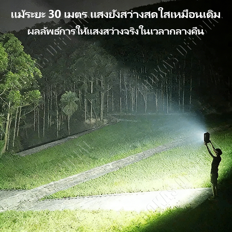 🔥ซื้อ 1 แถม 1🔥ไฟโซล่าเซลล์ 950000W โคมไฟโซล่าเซลล์ แผงโซล่าเซลล์ ไฟถนน กันน้ำ IP69 ไฟสปอร์ตไลท์ LED รูปที่ 4