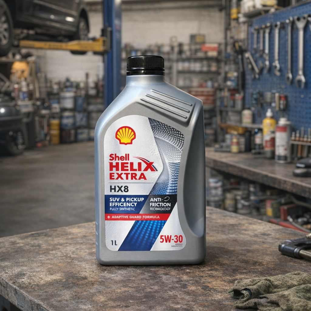 น้ำมันเครื่องดีเซล Shell Helix HX8 5W-30 1 ลิตร